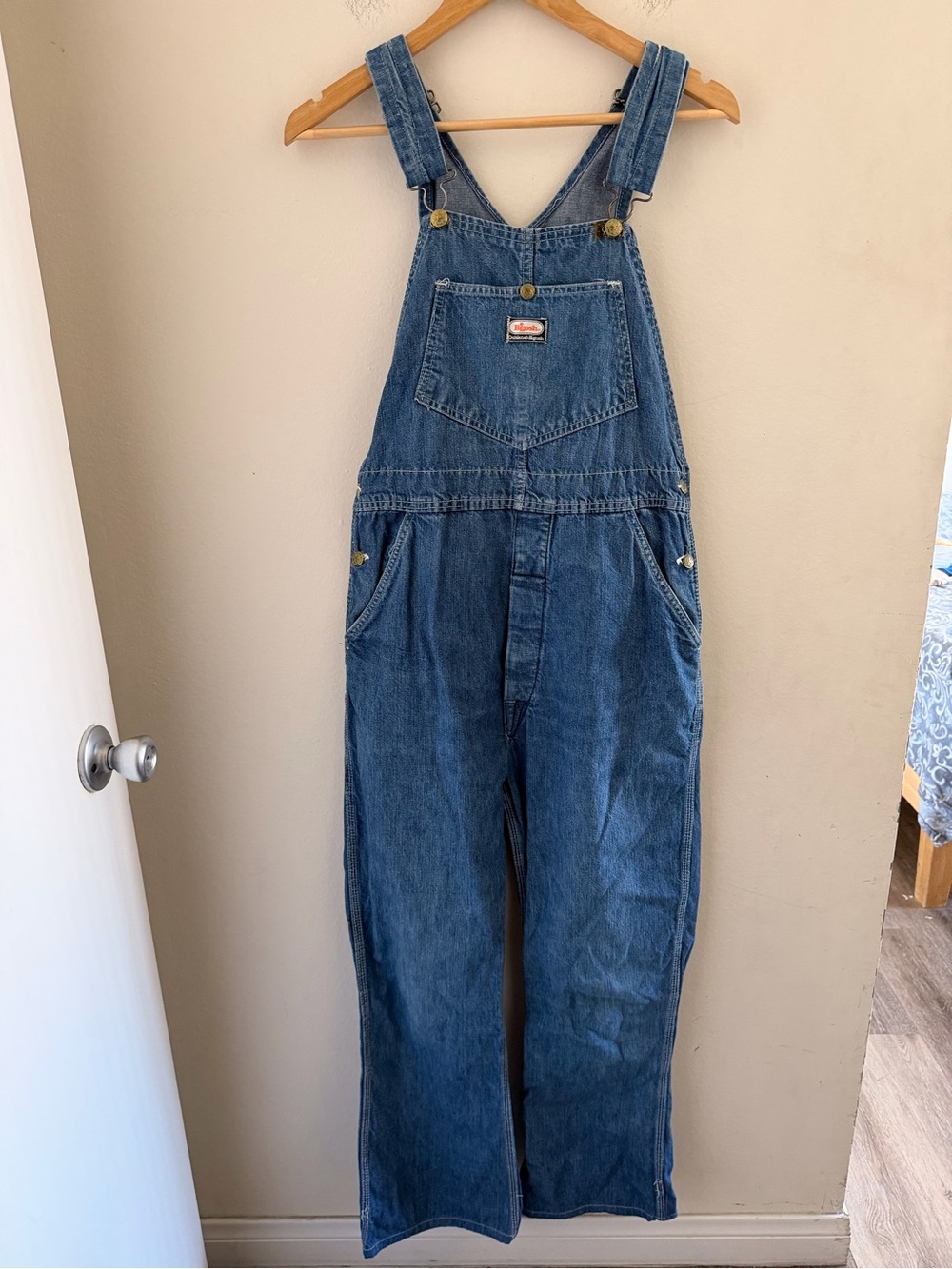 Vintage B’gosh Denim Bib Overalls Workwear Blue Jean Utility Dungarees S